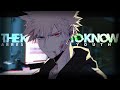 Nightcore ↬ the kid i used to know [NV]