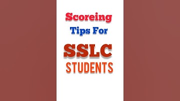 Scoreing tips for Sslc Students | 2023 #motivional #sslctopper #shortsfeed