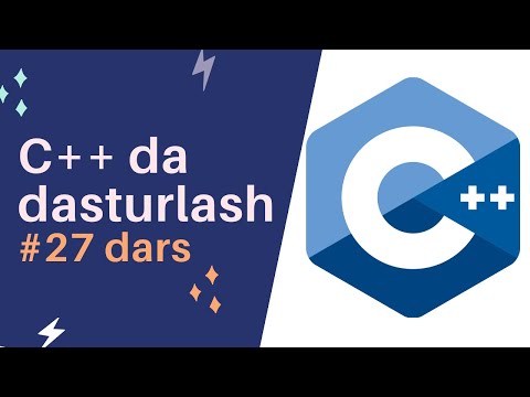 #27 dars | STL haqida tushuncha va vectorlar (dynamic array) | C++ da dasturlash