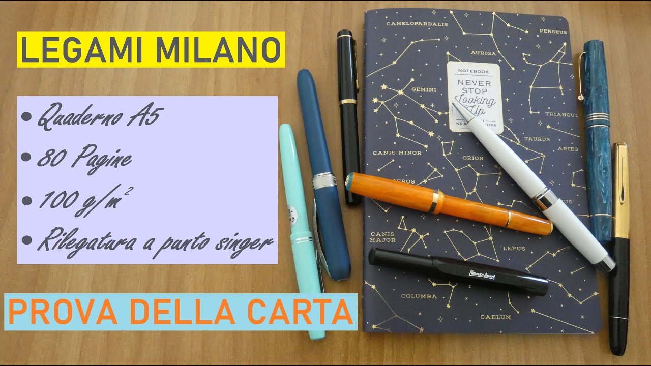 Legami Milano - Quaderno A5 - 80 pagine da 100 g/m2 - Recensione [ITA] 