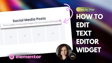 [Elementor Pro Tutorial] How to Edit Text Editor Widget Second Section