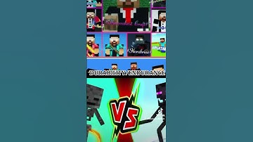 Wither skeleton And Enderman Vs Herobrine Brothers Monster School Minecraft Animation Edits💗🤬👿
