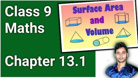 Surface Area and Volume(পৃষ্ঠকালি আৰু আয়তন)for Class 9/ASSEB Class 9 Maths/Chapter 13.1