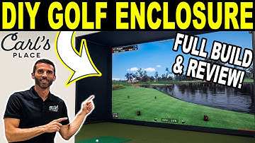 HOME GOLF SIMULATOR SETUP! Carl