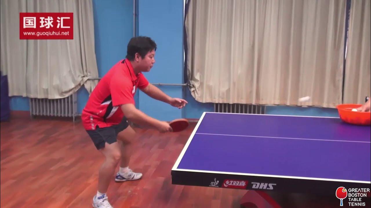 Powerful Backhand Loop in Mid Range. English Subbed. YouTube