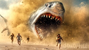 A rare breed of prehistoric mega sharks can swim in the sand and feed on bathers | Full Movie
