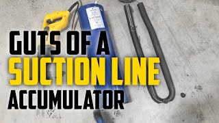 HVAC - Cutting Open A Suction Line Accumlator