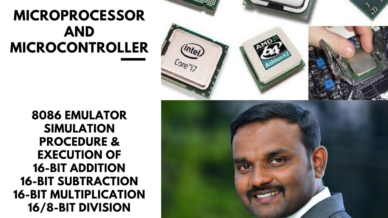 8086 EMULATOR PROCEDURE/16-bit Arithmetic operations