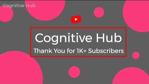 Thank You Video l 1K+ Subscribers l 1M+ Impressions l 65K+ Views l Talend l Cognitive Hub