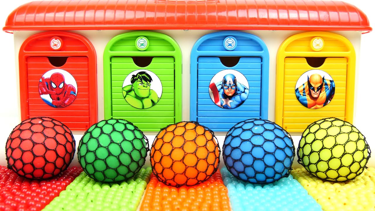 Satisfying Video | How I Made All Bead Using 4 Color Magic Garage from 6 ASMR Slime Ball Relax Sound