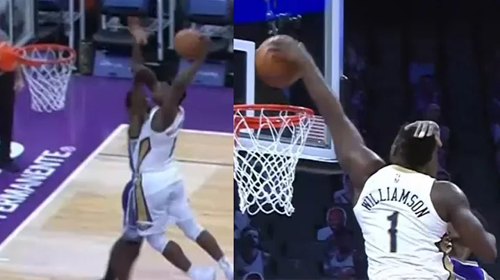 Zion Williamson Monster Dunk on Chimezie Metu