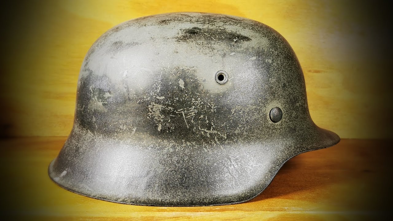 Original German (rare) Quist M42 Helmet, WW2 Issue, Pro Restoration ...