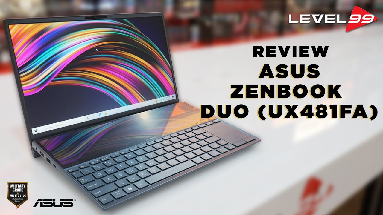 Content Creator wajib punya laptop Asus Zenbook duo with Level 99 Store