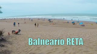 Balneario Reta, playa dorada de la costa bonaerense, un remanso de tranquilidad y naturaleza.
