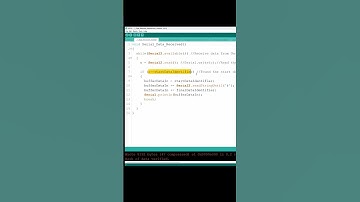 ESP32 Arduino Serial Communication Sends Multiple Data - Step 1 The Receiver Receive the Data