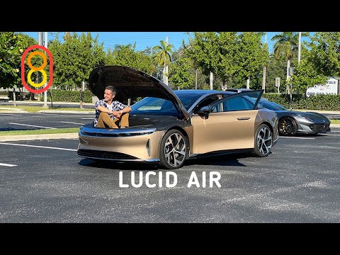 Amazing Lucid AIR - 1111 hp and 830 km battery