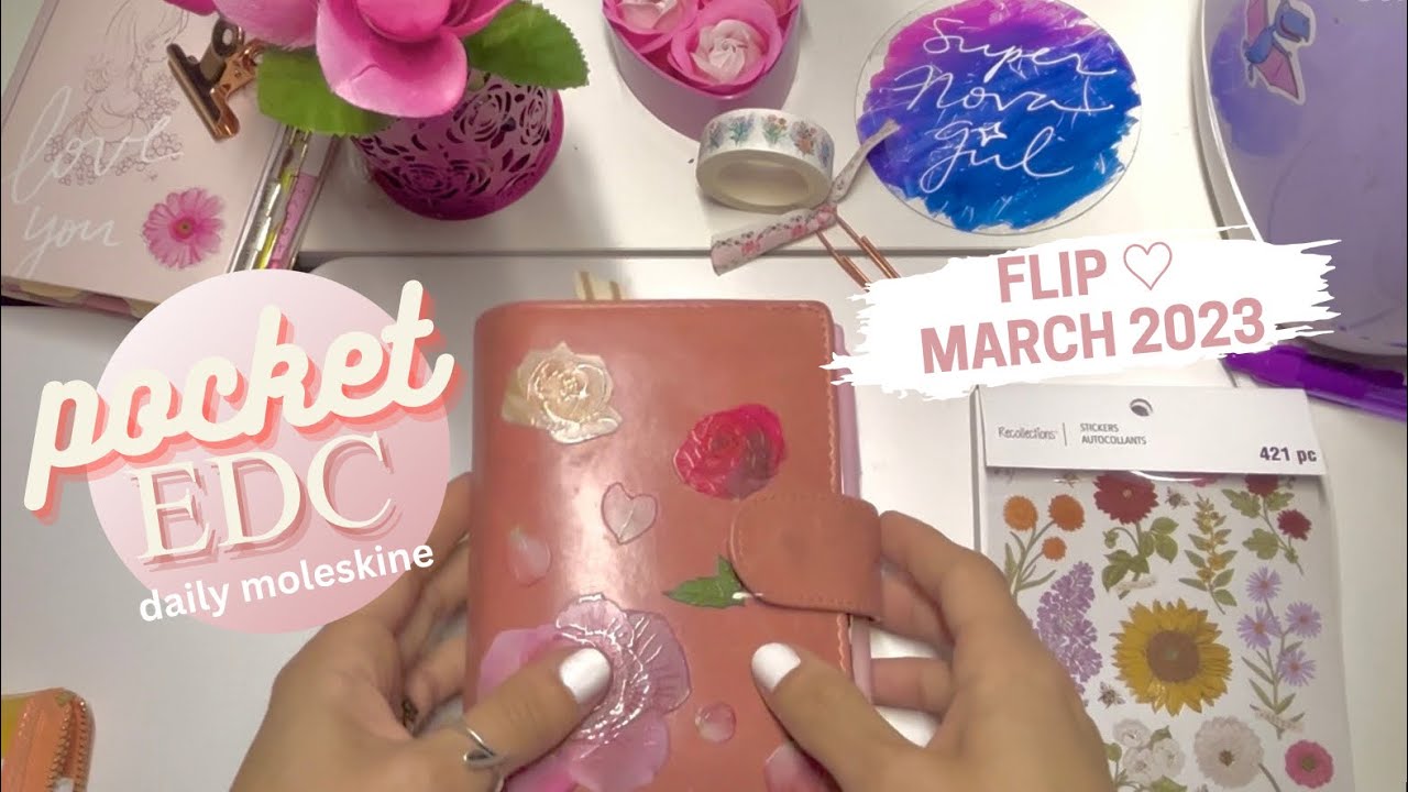 Pocket EDC Daily moleskine March 2023 YouTube