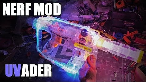 [NERF MOD] UV-ADER MODIFIED NERF GHOST OPS EVADER!!!