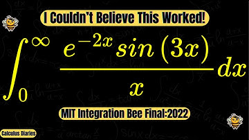 The Smartest Trick You’ll See in Calculus Today! Integral of e^(2x)sin3x/x dx