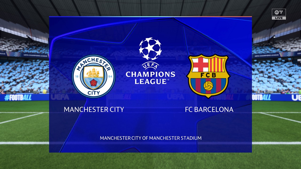 Manchester City VS FC Barcelona - YouTube