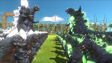 Super Godzilla vs Space Godzilla – The Ultimate Monster Battle |Animal Revolt Batlle Simulator