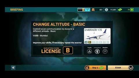 AIRLINE COMMANDER - Embraer 170 [LICENSE B - CHANGE ALTITUDE]