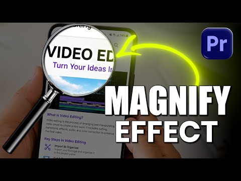 How to Create a Magnify Effect in Adobe Premiere Pro | Step-by-Step Tutorial #premiereproeffects 