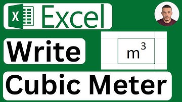 How to Add Cubic Meter (m³) in Excel - Easy to Follow