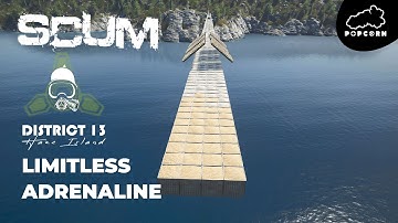 SCUM BIGGEST CRAZIEST RACE TRACK (District 13 Haze Island Server) #SCUM