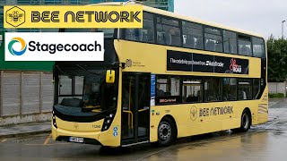 Bee Network: Stagecoach 184 to Huddersfield via Uppermill & Slaithwaite ADL Enviro400 MMC