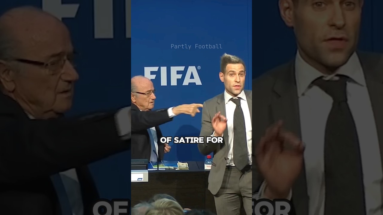 Когда комик бросил президенту ФИФА пачку денег