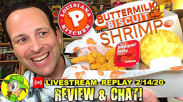 Popeyes® | BUTTERMILK BISCUIT SHRIMP Review 🍤| Livestream Replay 2.14.20 | Peep THIS Out! ⚜