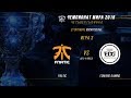 FNC vs EDG — ЧМ-2018, Четвертьфинал, Игра 3