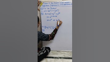 Class 8 ex 8.3 Question 3 (i) & (ii) of NCERT || Product of Monomials