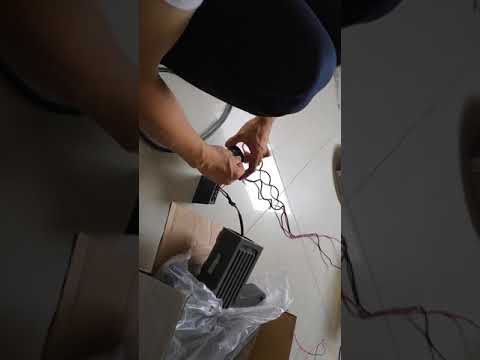 how to connect the solar panel and gel battery with controller