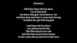 D12 - Leave Dat Boy Alone (Lyrics)