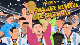 Parodia animada de Argentina gana el Mundial 2022