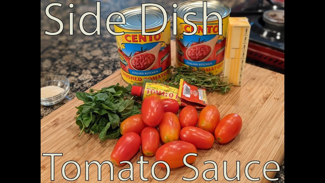 Side Dish Episode Sixty-Eight: Tomato Sauce