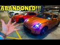 CLEANING MY ABANDONED NISSAN 350Z!!!