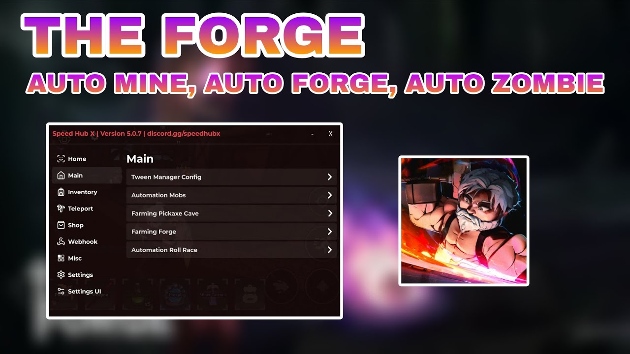 [The Forge] Script Auto Mine, Auto Zombie, Auto Forge - YouTube
