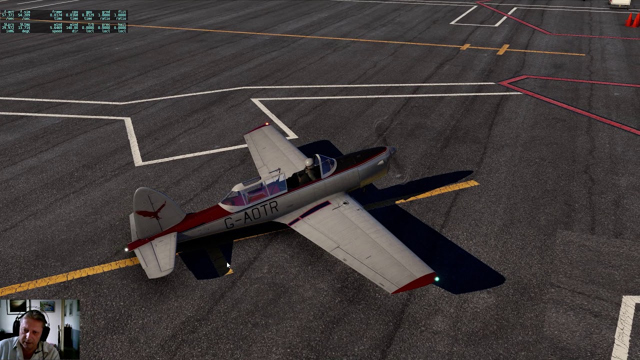 X Plane 11 50 test vol complet DHC 1 Chipmunk de Khamsin