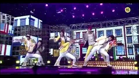 110529 Boyfriend [보이프렌드] - Let's Get It Started + Boyfriend On SBS Inkigayo