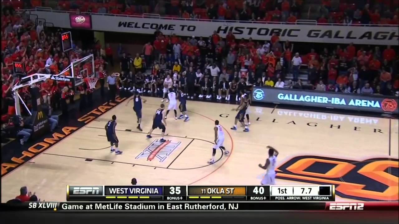 Oklahoma State Cowboy Markel Brown 360 Dunk in Game