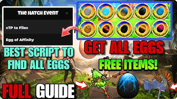 [THE HATCH] *COMPLETE* The Hatch Event Using This Script & Get *FREE ITEMS* // Full Event Guide To
