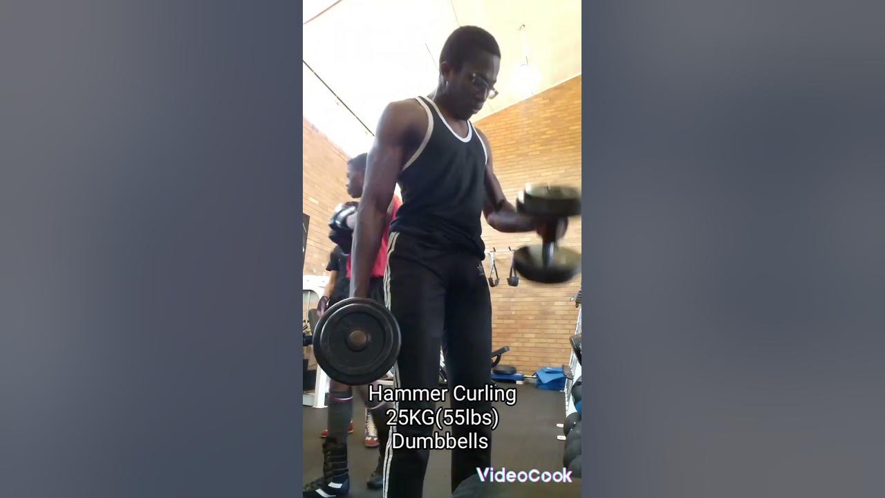 HAMMER CURLING 25KG 55LBS DUMBBELLS shorts YouTube hammer-curling-25kg-55lbs-dumbbells-shorts-youtube