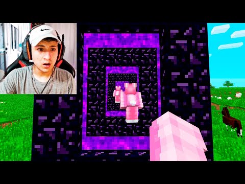 Uso PORTALES INFINITOS 🌀 para TROLLEAR a un STREAMER en MINECRAFT