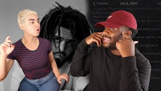 FANS ACCUSE J. COLE OF BEING MISOGYNISTIC?!? 🤨 | J. Cole - Snow On Tha Bluff (Audio) [REACTION]