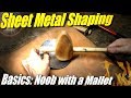 Sheet Metal Shaping: Noob with a Sandbag, Shrinking Stump, and Planishing Anvil