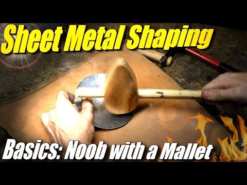 Sheet Metal Shaping: Noob with a Sandbag, Shrinking Stump, and Planishing Anvil