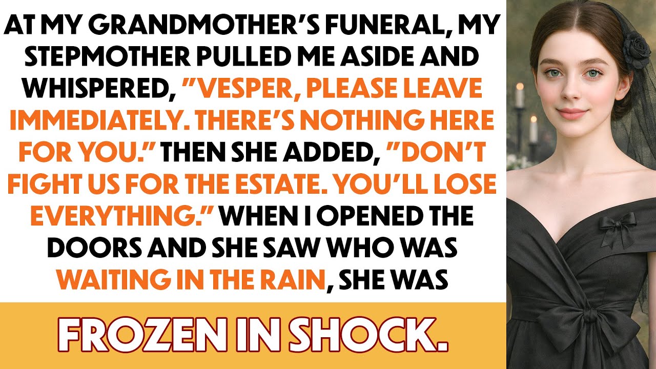 At Grandmother’s Funeral, My Stepmother Warned Me To Leave—Then I Showed Her Who Waited At The Dark
